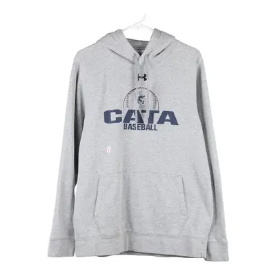 Cata Baketball Under Armour Hoodie - Medium Grey Cotton Blend