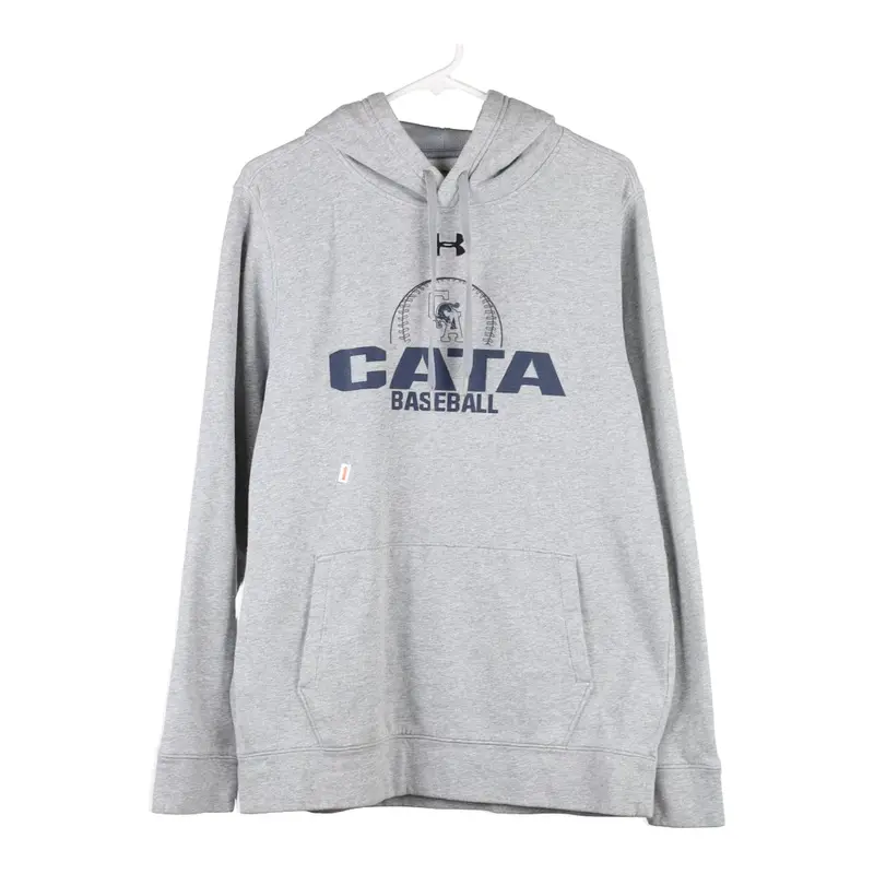 Cata Baketball Under Armour Hoodie - Medium Grey Cotton Blend