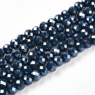 Electroplate Glass Beads Strands