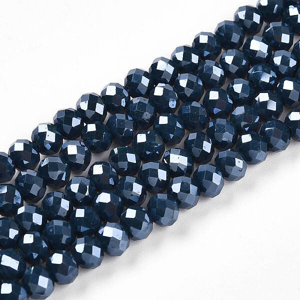 Electroplate Glass Beads Strands