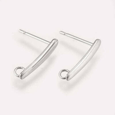 Non-Tarnish 304 Stainless Steel Stud Earring Findings