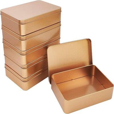 Rectangular Empty Tinplate Boxes