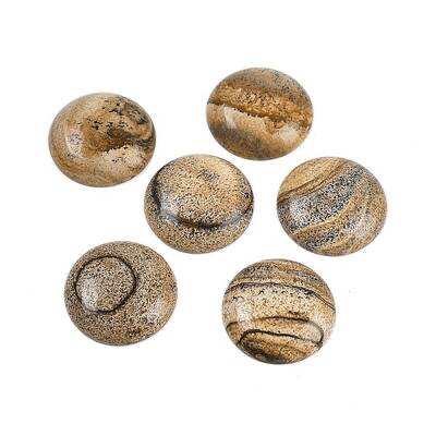 Natural Picture Jasper Cabochons