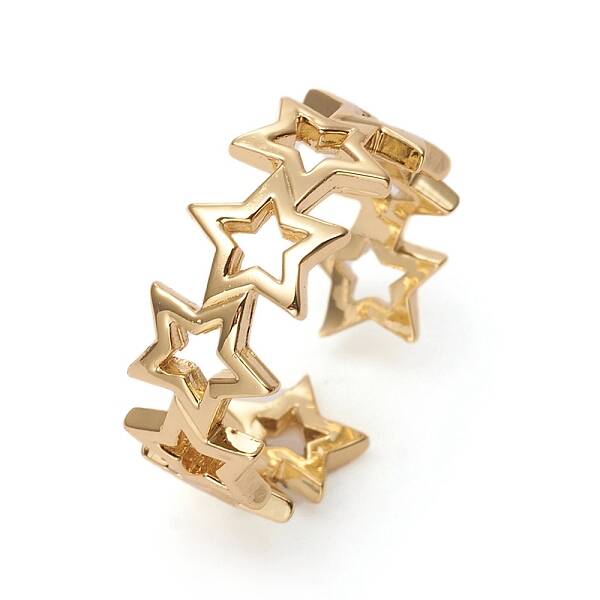 Adjustable Brass Cuff Rings