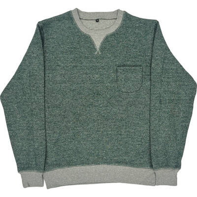 Unbranded Sweatshirt - Medium - Green Polyester Wool