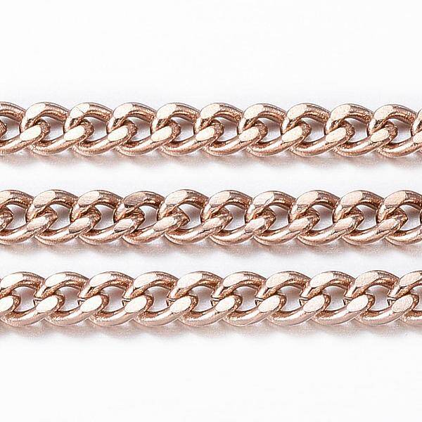 Ion Plating(IP) 304 Stainless Steel Curb Chains