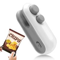 Smart Portable Food Sealer – USB-C Rechargeable Bag Sealing Machine for Snacks, Heat & Press Freshness Preserver, Travel/Ho...