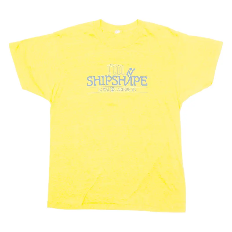 SCREEN STARS Im Shipshape Mens T-Shirt Yellow L