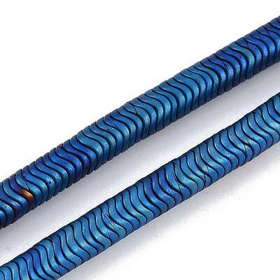 Electroplated Synthetic Non-magnetic Hematite Beads Strands