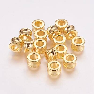 Tibetan Style Alloy European Beads