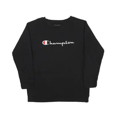 CHAMPION Sweatshirt Black Boys XL