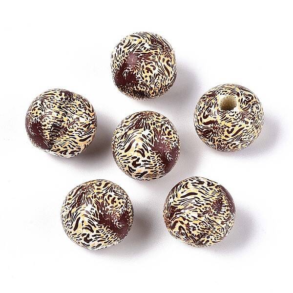 Printed Schima Wood Beads