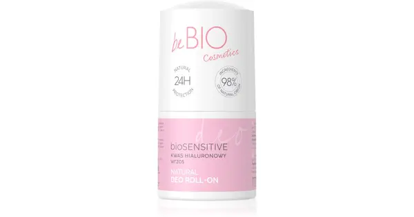beBIO Hyaluro bioSensitive roll-on deodorant for sensitive skin 50 ml