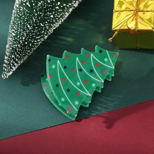 Christmas Theme Plastic Claw Hair Clips
