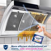 All-purpose Clean Up Kitchen Oil Stains,Power Degreaser & Multi-Surface Cleaner - Spray & Powder Duo for Kitchen/Oven/Pots/Pa...