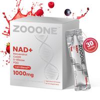 ZOOONE 1000mg NAD+ Berry Flavor Drink Mix for Skin Aging Support, Energy, and Focus - 30 Pack -