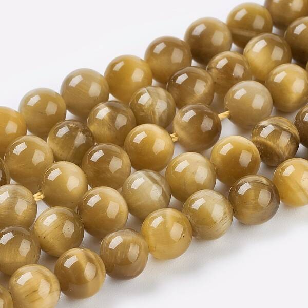 Natural Gold Tiger Eye Beads Strands