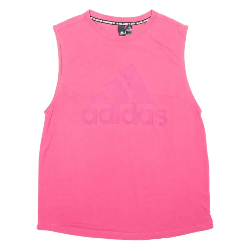 ADIDAS Womens Vest Pink Sleeveless S