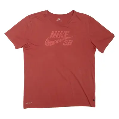 NIKE SB DRI FIT Womens T-Shirt Red M