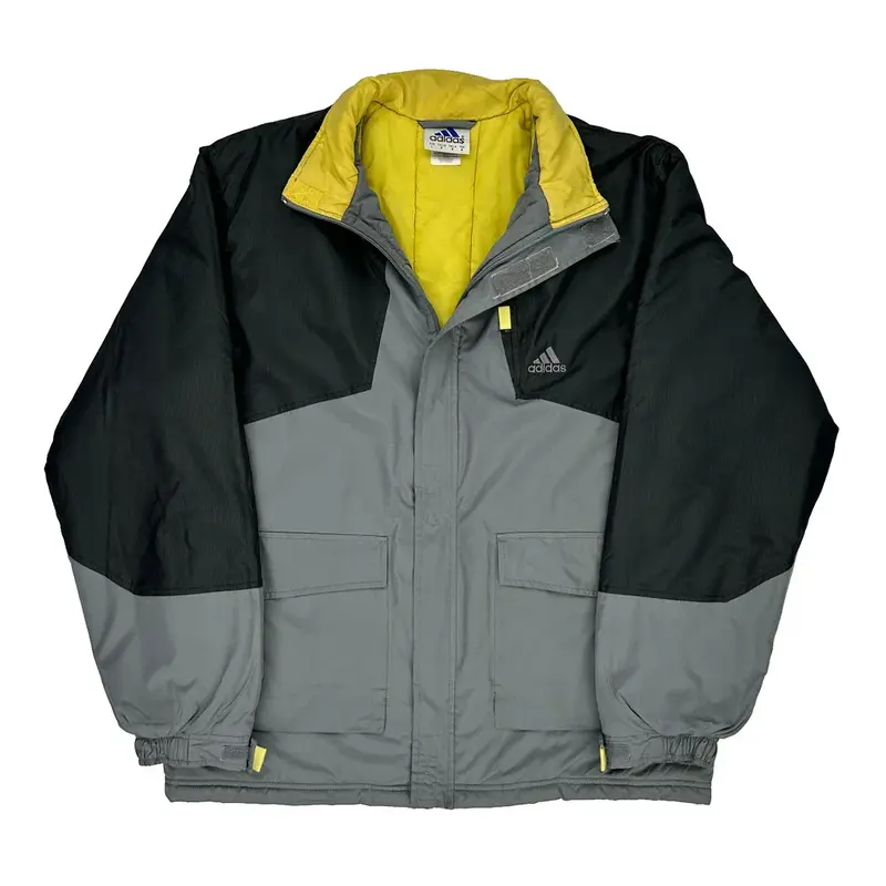 Adidas Coat - Large Black Polyester