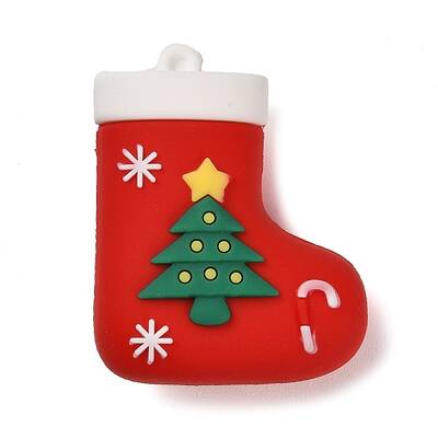 Christmas PVC Plastic Pendants