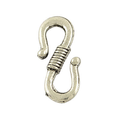 Tibetan Style Alloy S-Hook Clasps