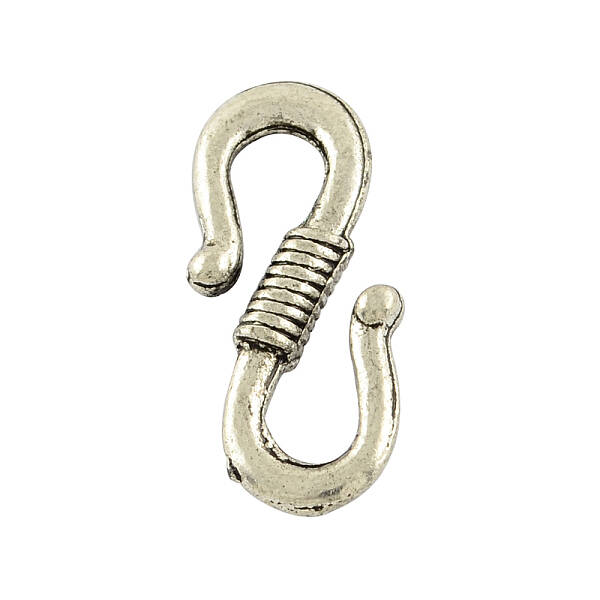 Tibetan Style Alloy S-Hook Clasps