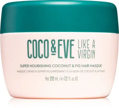 Coco & Eve Like A Virgin Super Nourishing Coconut & Fig Deep Nourishing Mask for Shiny, Soft Hair 212ml
