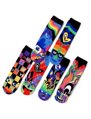 2 BE YOU SOCKS BUNDLE | Size: KIDS LARGE