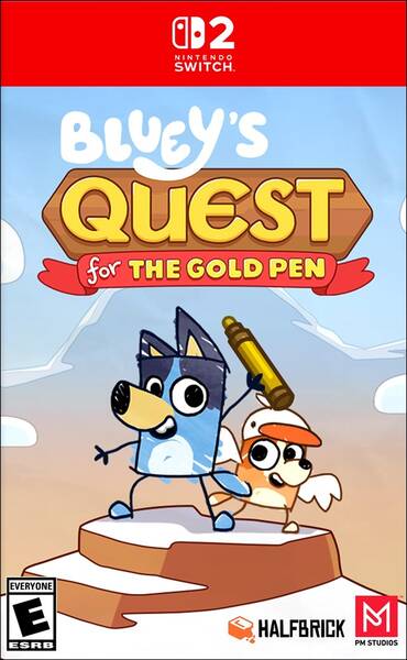 Bluey's Quest for The Gold Pen