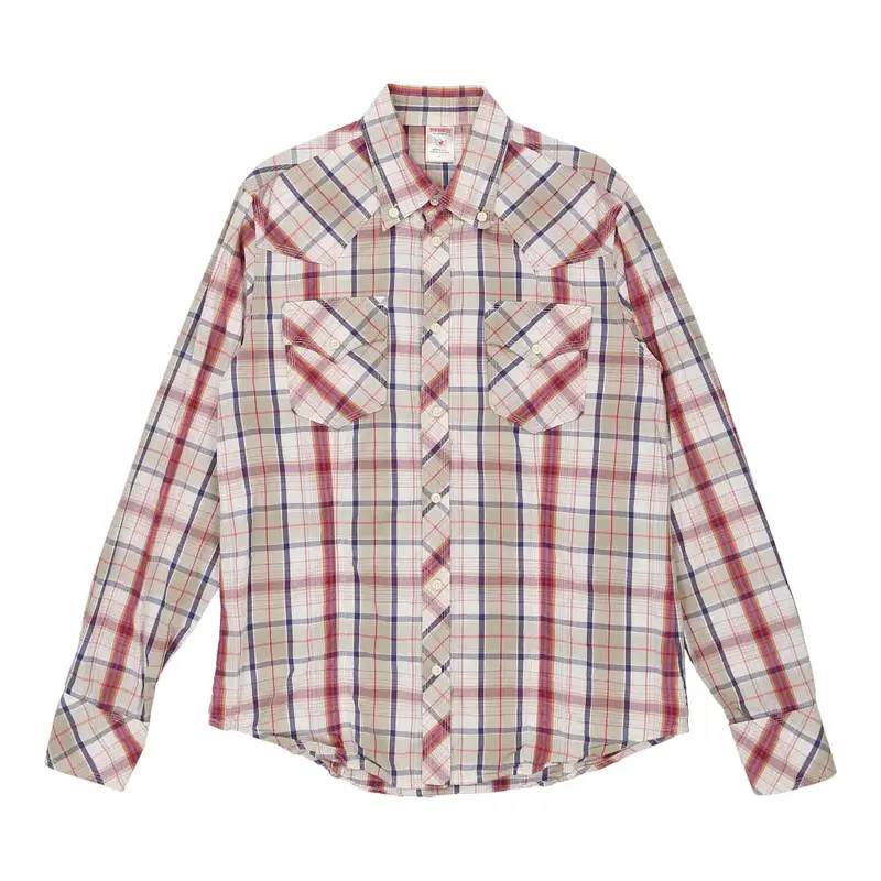 True Religion Checked Shirt - XL Multicoloured Cotton