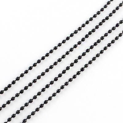 Electrophoresis Soldered Iron Ball Bead Chains