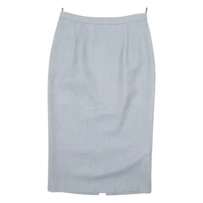 Womens Pencil Skirt Grey Midi M