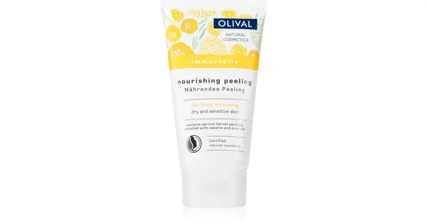 Olival Immortelle Peeling Nourishing Scrub Gentle Face Scrub for Dry and Sensitive Skin 75ml