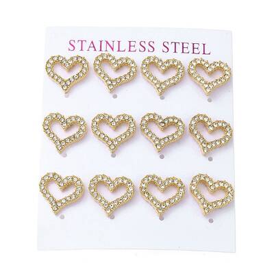 PVD Vacuum Plating 304 Stainless Steel Stud Earring