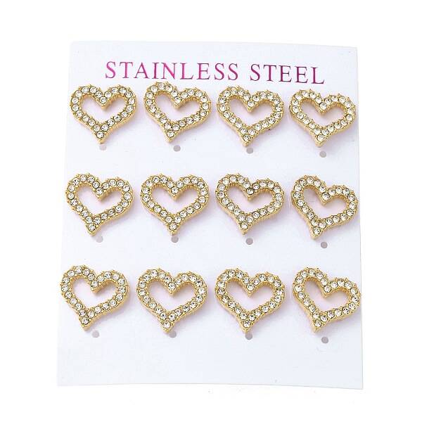 PVD Vacuum Plating 304 Stainless Steel Stud Earring