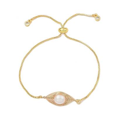 Natural Cultured Freshwater Pearl Slider Bracelets