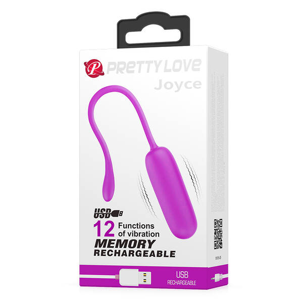 Pretty Love Joyce Vibrating Egg - Fuchsia