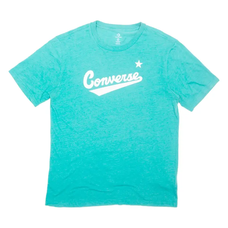 CONVERSE Mens T-Shirt Blue M