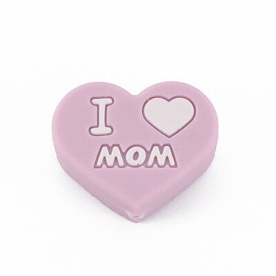 Mother's Day Food Grade Eco-Friendly Silicone Focal Beads