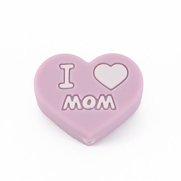 Mother's Day Food Grade Eco-Friendly Silicone Focal Beads