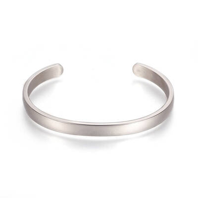 Tarnish Resistant 304 Stainless Steel Cuff Bangles