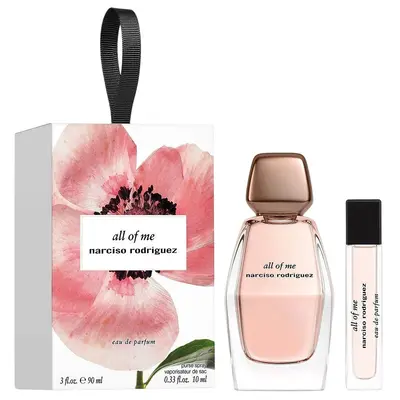 Set Narciso Rodriguez: All Of Me Eau De Parfum Per Donna 90 ml + All Of Me Eau De Parfum Per Donna 10 ml