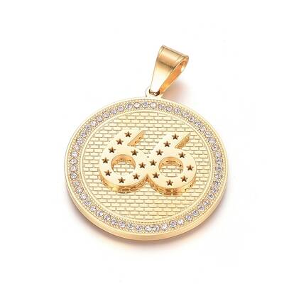 Ion Plating(IP) 304 Stainless Steel Pendants