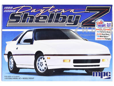 Skill 2 Model Kit 1988 Dodge Shelby Daytona Z 2-in-1 Kit 1/25 Scale Model by MPC