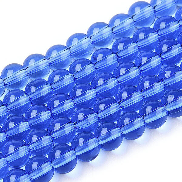 Transparent Glass Beads Strands