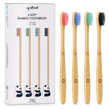 My white secret Bamboo Toothbrush 4 PCS