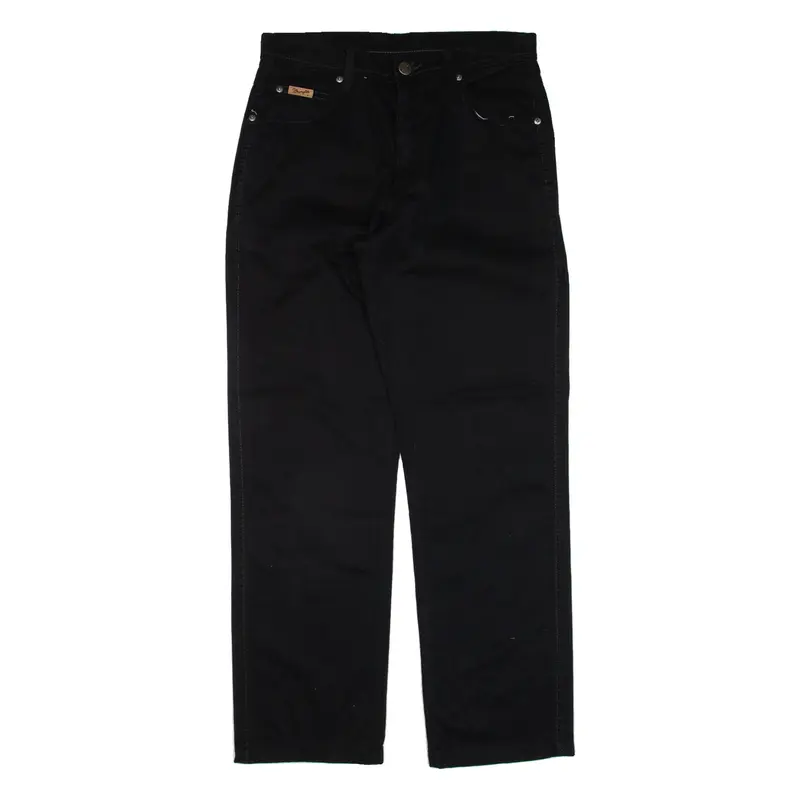 WRANGLER Mens Trousers Black Regular Straight W32 L29