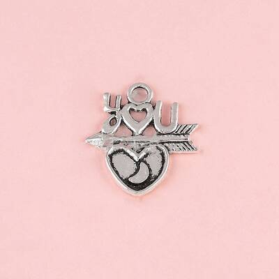 Valentine's Day Tibetan Style Alloy Pendants