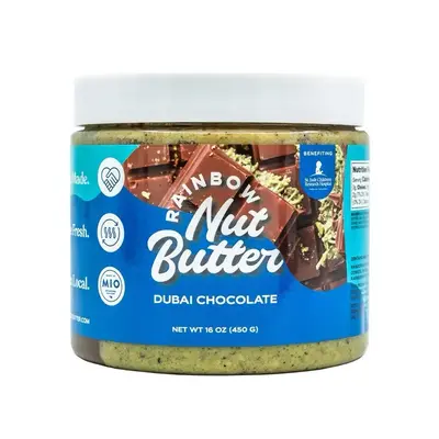 Dubai MILK Chocolate Bar in a jar. Pistachio Nut Butter Cream Chocolate KATAIFI, Deconstructed Dubai Chocolate Bar! NO PEANUT...